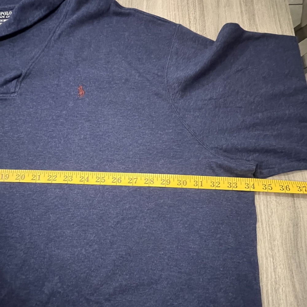 Polo Ralph Lauren Sweater Mens 4XB Big Navy Shawl Collar Pullover Preppy Pony - Picture 9 of 11